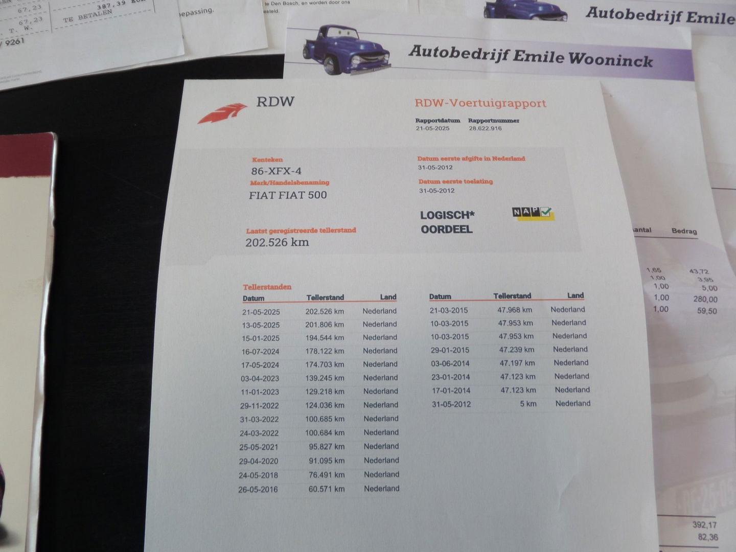 Fiat 500 0.9 TwinAir Sport "Origineel NL!" Apple-Carplay Airco Lichtmetalen velgen Nieuwe APK, van 3e eigenaar in zeer nette staat