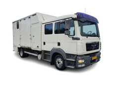 MAN TGL 8.180 (5-pers) Aut. 4X2 BL EEV *PAARDEN (2) /HORSES (2) TRAILER* AUT. *PAARDEN TRAILER- PFERDETRANSPORTWAGEN - HORSES TRAILER* *lengte: 760cm l breedte:236cm l hoogte:325cm*