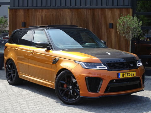 Land Rover Range Rover Sport 5.0 V8 576PK SC SVR SVO / Quicksilver RVS / Alcantara / carbon