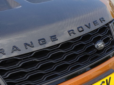 Land Rover Range Rover Sport 5.0 V8 576PK SC SVR SVO / Quicksilver RVS / Alcantara / carbon