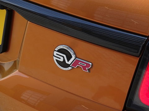 Land Rover Range Rover Sport 5.0 V8 576PK SC SVR SVO / Quicksilver RVS / Alcantara / carbon