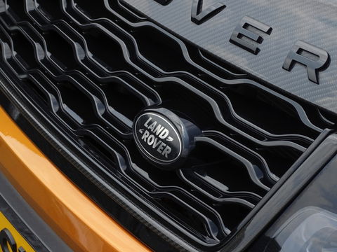 Land Rover Range Rover Sport 5.0 V8 576PK SC SVR SVO / Quicksilver RVS / Alcantara / carbon
