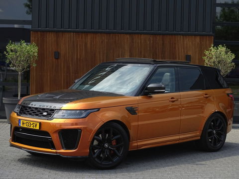 Land Rover Range Rover Sport 5.0 V8 576PK SC SVR SVO / Quicksilver RVS / Alcantara / carbon