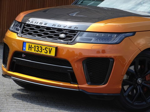 Land Rover Range Rover Sport 5.0 V8 576PK SC SVR SVO / Quicksilver RVS / Alcantara / carbon