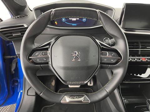 Peugeot e-208 EV GT Pack 50 kWh [ 3-Fase ] (INCL-BTW) *FULL-LED | DIGI-COCKPIT | BLINDSPOT | CAMERA | LEATHER-ALCANTARA | NAVI-FULLMAP | LANE-ASSIST | KEYLESS | DAB | CCS-FASTLOADER | HEATED-SPORTSEATS | AMBIENT-LIGHT | 17"ALU*