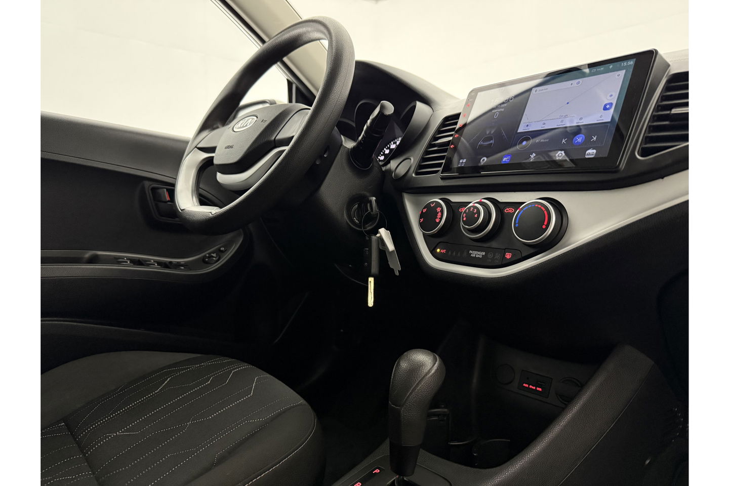 Kia Picanto 1.2 CVVT Plus Pack Airco Navigatie Bluetooth Elektrpakket 14"LMV