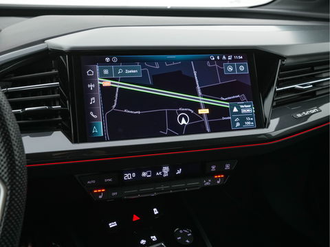 Audi Q4 e-tron 40 S edition 77 kWh S-Line-Sportpack [ 3-Fase ] (INCL-BTW) *HEAT-PUMP | LEATHER-FABRIC | MATRIX-LED | ADAPTIVE-CRUISE | AMBIENT-LIGHT | DIGI-COCKPIT | AUDI-SOUND | DAB+ | KEYLESS | SHIFT-PADDLES | CAMERA | HEATED-SPORTSEATS | 20''ALU*