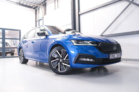 Škoda Octavia Combi 1.5 e-TSI Business Edition Plus | Racing Blue | Trekhaak | Virtual cockpit | LED | rijklaarprijs |