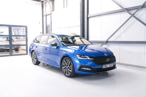 Škoda Octavia Combi 1.5 e-TSI Business Edition Plus | Racing Blue | Trekhaak | Virtual cockpit | LED | rijklaarprijs |