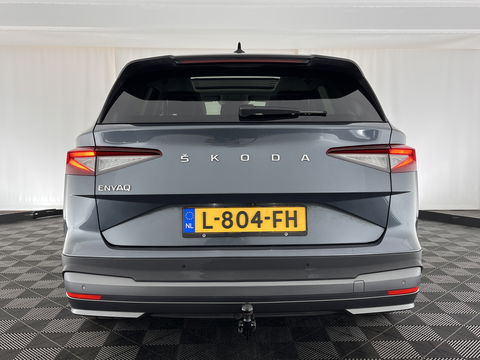 Škoda Enyaq iV 80 [ 3-Fase ] (INCL-BTW) *PANO | FULL-LEATHER | HEAD-UP | ADAPT.CRUISE | MEMORY-PACK | FULL-LED | DIGI-COCKPIT | BLIND-SPOT | NAVI-FULLMAP | KEYLESS | CAMERA | COMFORT-SEATS | KEYLESS | AMBIENT-LIGHT | 19'