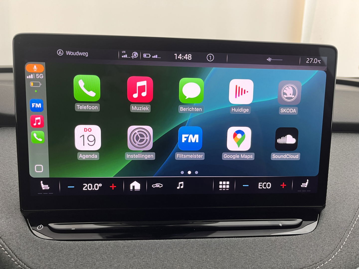 Škoda Enyaq iV 80 (INCL.BTW) *DIGI-COCKPIT | FULL-LED | 1/2LEATHER | BLINDSPOT | CAMERA | NAVI-FULLMAP | DAB+ | KEYLESS | 19''ALU*