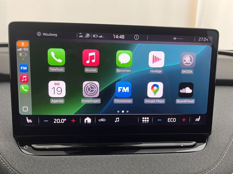 Škoda Enyaq iV 80 (INCL.BTW) *DIGI-COCKPIT | FULL-LED | 1/2LEATHER | BLINDSPOT | CAMERA | NAVI-FULLMAP | DAB+ | KEYLESS | 19''ALU*