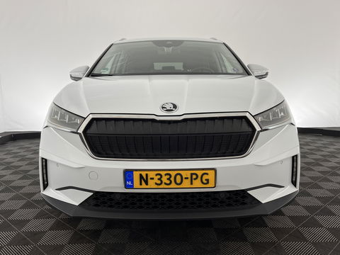 Škoda Enyaq iV 80 (INCL.BTW) *DIGI-COCKPIT | FULL-LED | 1/2LEATHER | BLINDSPOT | CAMERA | NAVI-FULLMAP | DAB+ | KEYLESS | 19''ALU*