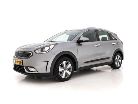 Kia Niro 1.6 GDi Hybrid ExecutiveLine Aut. *LEATHER-FABRIC | NAVI-FULLMAP | KEYLESS | CAMERA | COMFORT-SEATS | DIGI-COCKPIT | LANE-ASSIST | ECC | CARPLAY | PDC | 16''ALU*