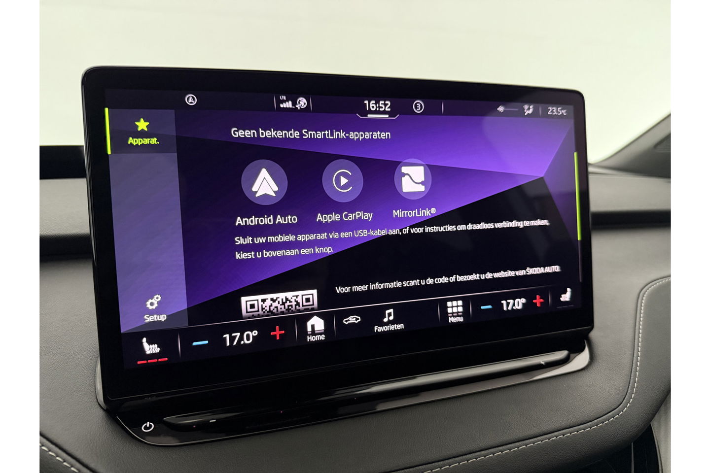 Škoda Enyaq 80 Sportline | ELEKTRISCH | 204PK Pano Sfeer Carplay Head up Display LED Trekhaak Virtual Navi Clima Cruise 21"LMV PDC