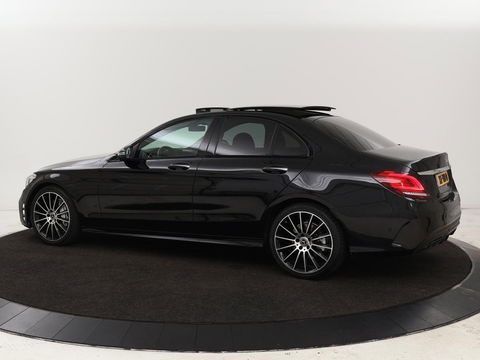 Mercedes-Benz C-Klasse 180 Business Solution AMG | Panoramadak | Leder | Stoelverwarming | Cruise control | 360 Camera | Elektrische achterklep | Carplay | Burmester