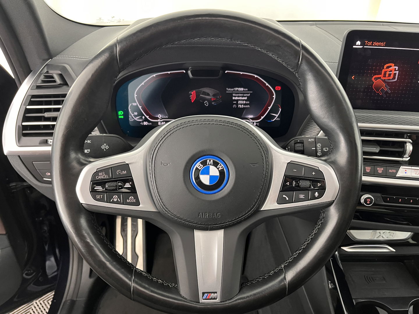BMW iX3 High Executive Shadow-line-Plus-Pack 80 kWh [ 3-Fase ] (INCL-BTW) *PANO | LUXURY-LEATHER | FULL-LED | MEMORY-PACK | HEAD-UP | ADAPTIVE-CRUISE | TOPVIEW | HARMAN/KARDON-AUDIO | BLIND-SPOT | SPORT-SEATS | DAB+ | CARPLAY | KEYLESS | 20''ALU*