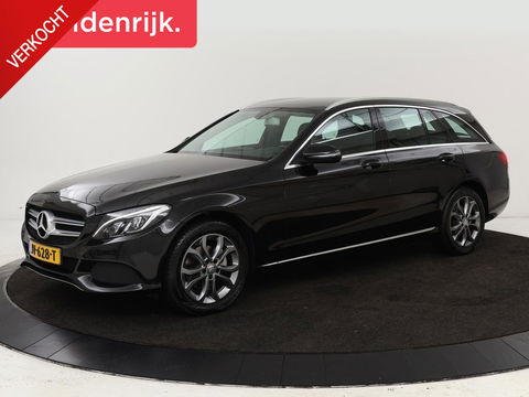 Mercedes-Benz C-Klasse 180 Avantgarde | Half leder | Adaptief LED | Trekhaak | Navigatie | Climate control | Park Assist | Cruise control | Bluetooth