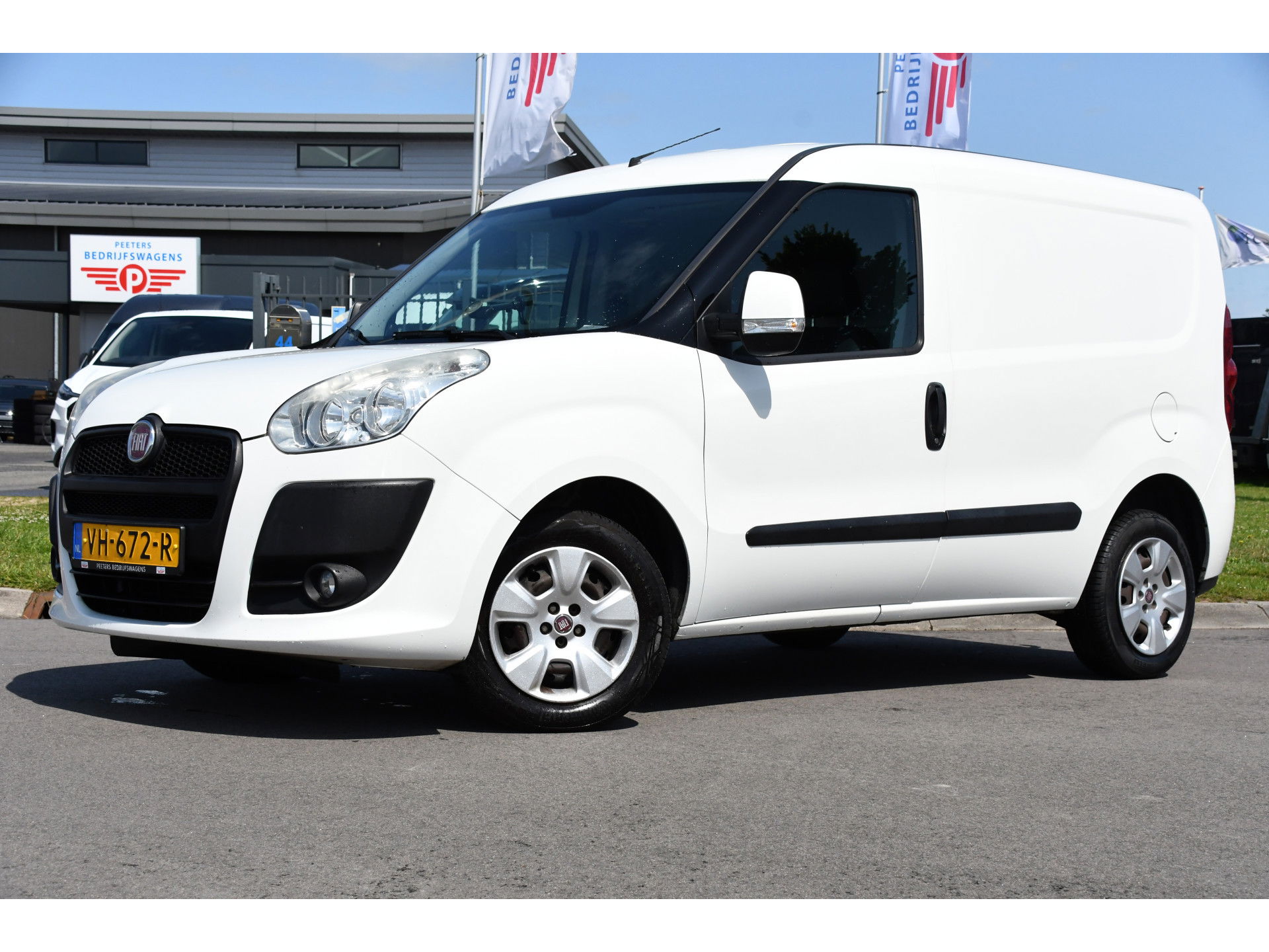 Fiat Dobló Cargo 1.3 MultiJet SX Sensoren, Airco, Trekhaak, 90PK, radio, Uniek!