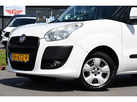 Fiat Dobló Cargo 1.3 MultiJet SX Sensoren, Airco, Trekhaak, 90PK, radio, Uniek!