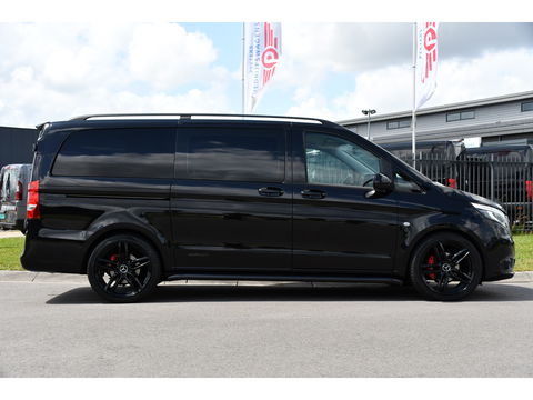 Mercedes-Benz Vito 114 CDI Lang DC Black Edition Camera, Cruise, Carplay, 190PK, Automaat, 2 x Schuifdeur, Leder, LED, Uniek!