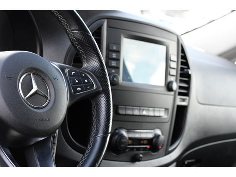 Mercedes-Benz Vito 114 CDI Lang DC Black Edition Camera, Cruise, Carplay, 190PK, Automaat, 2 x Schuifdeur, Leder, LED, Uniek!