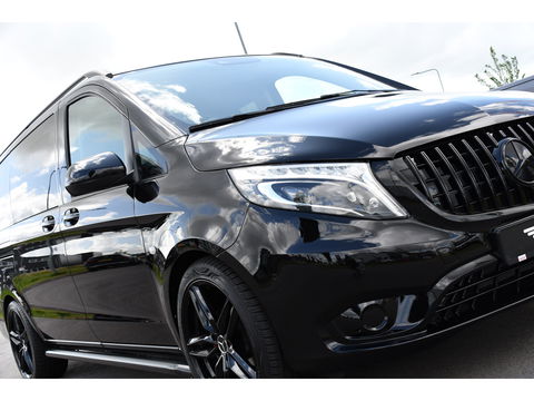 Mercedes-Benz Vito 114 CDI Lang DC Black Edition Camera, Cruise, Carplay, 190PK, Automaat, 2 x Schuifdeur, Leder, LED, Uniek!
