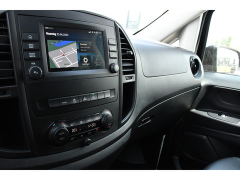 Mercedes-Benz Vito 114 CDI Lang DC Black Edition Camera, Cruise, Carplay, 190PK, Automaat, 2 x Schuifdeur, Leder, LED, Uniek!