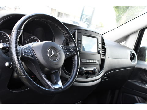 Mercedes-Benz Vito 114 CDI Lang DC Black Edition Camera, Cruise, Carplay, 190PK, Automaat, 2 x Schuifdeur, Leder, LED, Uniek!