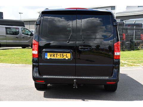 Mercedes-Benz Vito 114 CDI Lang DC Black Edition Camera, Cruise, Carplay, 190PK, Automaat, 2 x Schuifdeur, Leder, LED, Uniek!