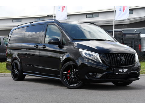 Mercedes-Benz Vito 114 CDI Lang DC Black Edition Camera, Cruise, Carplay, 190PK, Automaat, 2 x Schuifdeur, Leder, LED, Uniek!