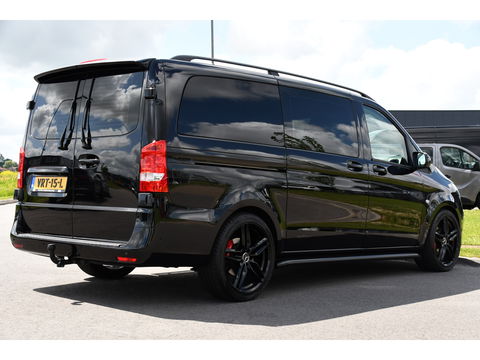Mercedes-Benz Vito 114 CDI Lang DC Black Edition Camera, Cruise, Carplay, 190PK, Automaat, 2 x Schuifdeur, Leder, LED, Uniek!