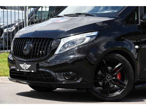 Mercedes-Benz Vito 114 CDI Lang DC Black Edition Camera, Cruise, Carplay, 190PK, Automaat, 2 x Schuifdeur, Leder, LED, Uniek!