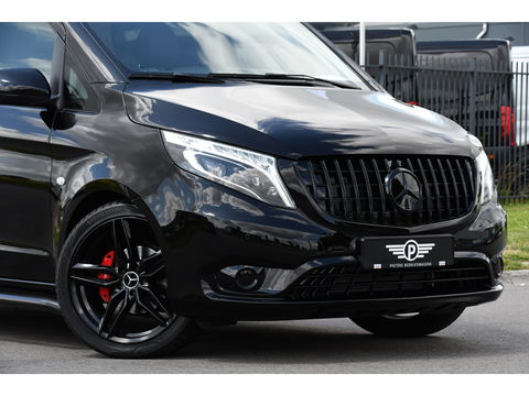 Mercedes-Benz Vito 114 CDI Lang DC Black Edition Camera, Cruise, Carplay, 190PK, Automaat, 2 x Schuifdeur, Leder, LED, Uniek!