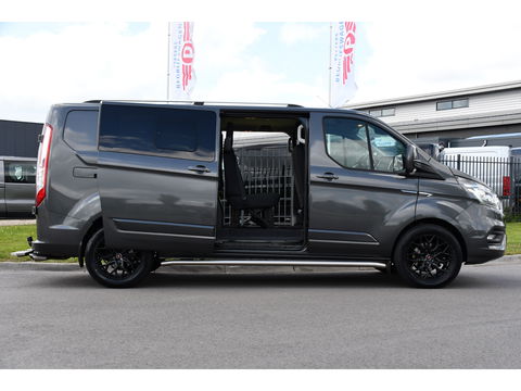 Ford Transit Custom 320 2.0 TDCI L2H1 Raptor Edition DC Limited Camera, Cruise, Sensoren, 130PK, Automaat, Multimedia, Stoelverwarming, 2 x Schuifdeur, Uniek!