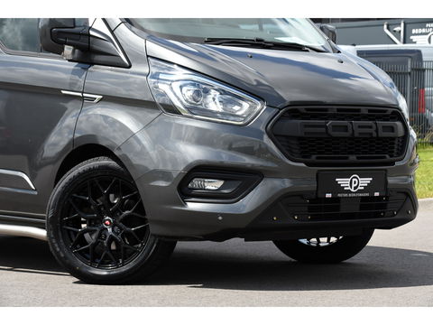 Ford Transit Custom 320 2.0 TDCI L2H1 Raptor Edition DC Limited Camera, Cruise, Sensoren, 130PK, Automaat, Multimedia, Stoelverwarming, 2 x Schuifdeur, Uniek!