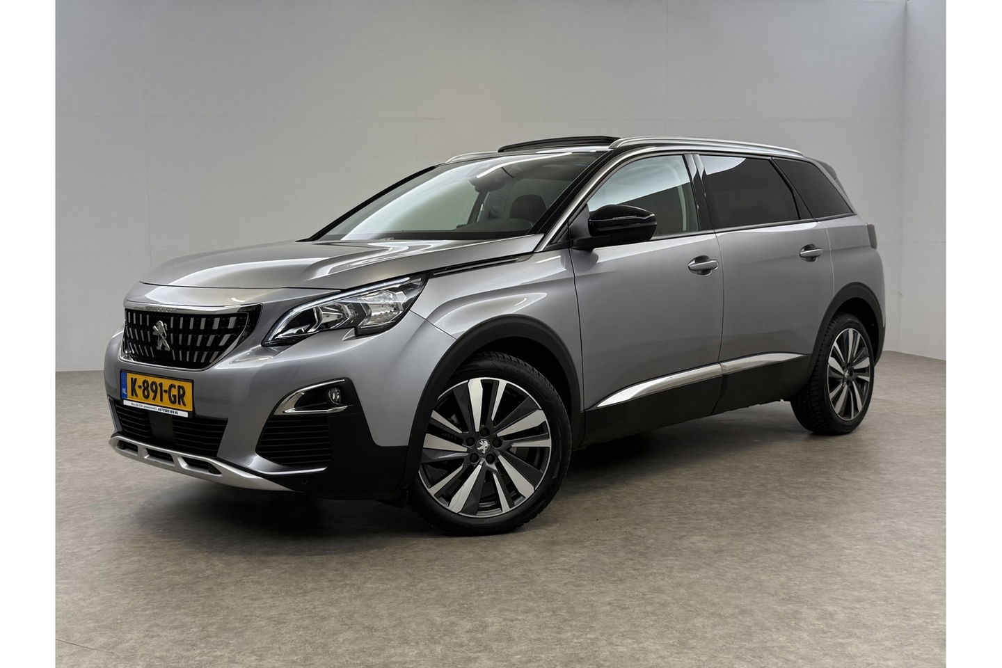 Peugeot 5008 1.2 PureTech 7p 360 Camera Pano Sfeerverl. LED Virtual Carplay Cruise Clima Navi Leder PDC 19"LMV