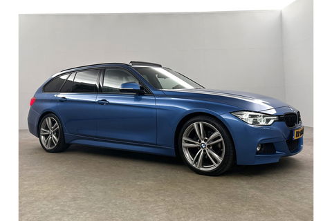 BMW 3-serie 320d High Executive M-Sport 191PK Pano Leder LED 19"LMV Clima Cruise Navi PDC Stoelverwarming