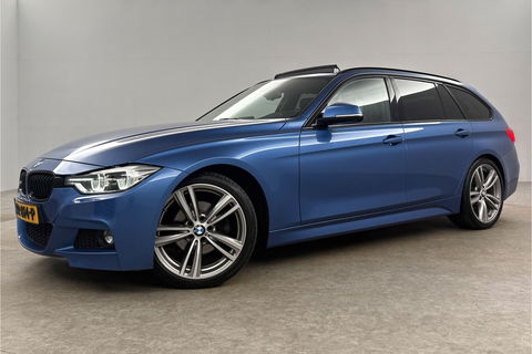 BMW 3-serie 320d High Executive M-Sport 191PK Pano Leder LED 19"LMV Clima Cruise Navi PDC Stoelverwarming