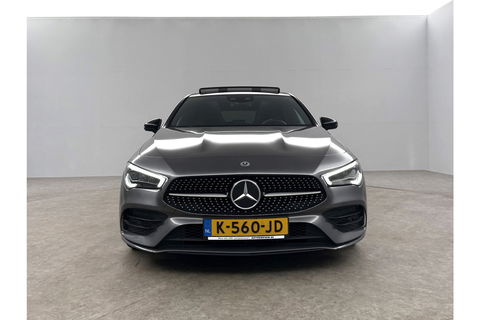 Mercedes-Benz CLA-Klasse 180 AMG Pano LED Sfeerverl. Camera Memory Carplay Virtual Clima Cruise Navi PDC 18''LMV