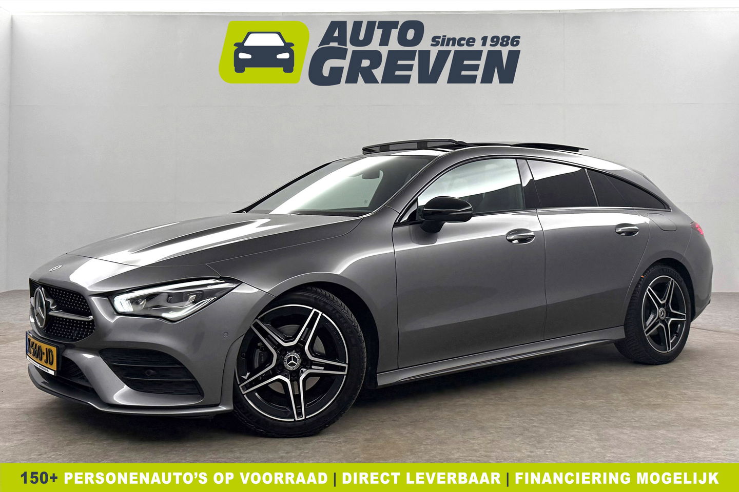 Mercedes-Benz CLA-Klasse 180 AMG Pano LED Sfeerverl. Camera Memory Carplay Virtual Clima Cruise Navi PDC 18''LMV