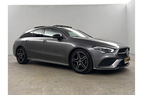 Mercedes-Benz CLA-Klasse 180 AMG Pano LED Sfeerverl. Camera Memory Carplay Virtual Clima Cruise Navi PDC 18''LMV