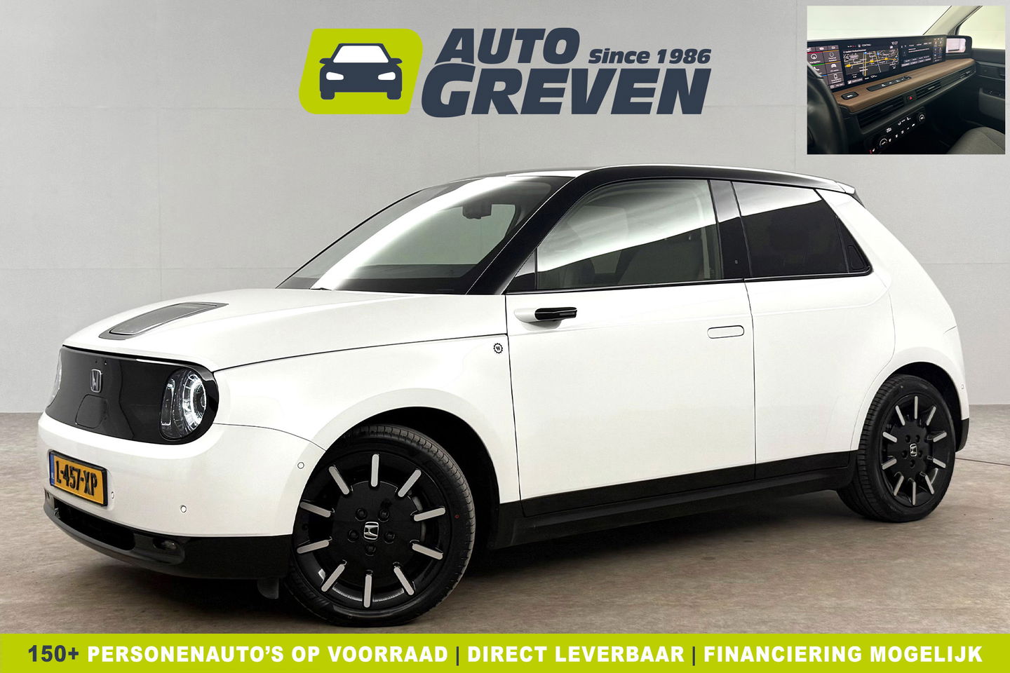 Honda Honda-E Advance 154PK Elektrisch 360Camera LED Pano Widescreen Zijcamera Spiegel Cruise Carplay Clima 17"LMV Navi PDC