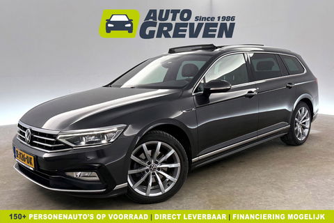 Volkswagen Passat 1.5 TSI 150PK R-Line DSG Pano LED Virtual Trekhaak ACC Camera Clima Carplay Leder Navi 18"LMV PDC