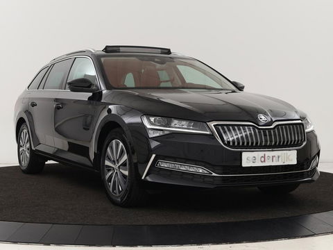 Škoda Superb 1.4 TSI iV Business Edition Plus | Panoramadak | Stoelverwarming | Leder/Alcantara | Adaptive cruise | 360 camera | Massage | Memory | Navigatie | Carplay | Achterbankverwarming | Canton | PHEV