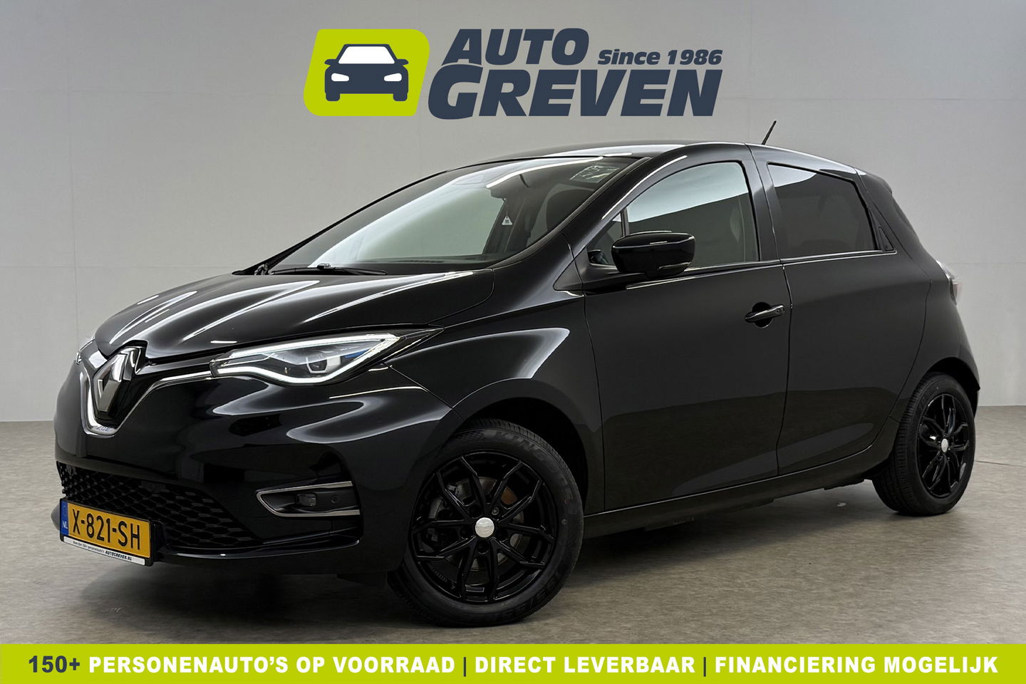 Renault ZOE R110 Life 52 kWh Huur Accu | Elektrisch | Airco LED Camera Carplay Cruise 16"LMV Parkeersensoren