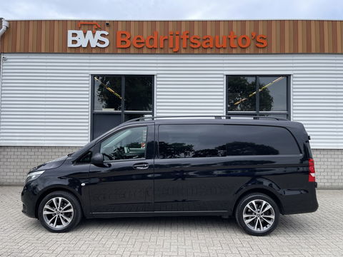 Mercedes-Benz Vito 116 CDI automaat Lang L2H1 / DC 5 persoons / vaste prijs rijklaar € 30.950 ex btw / lease vanaf € / bruin leer ! / airco / cruise / achterdeuren / trekhaak 2500 kg