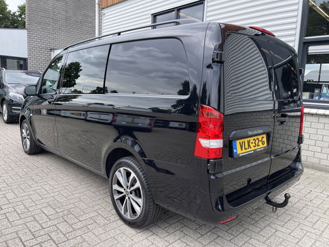 Mercedes-Benz Vito 116 CDI automaat Lang L2H1 / DC 5 persoons / vaste prijs rijklaar € 30.950 ex btw / lease vanaf € / bruin leer ! / airco / cruise / achterdeuren / trekhaak 2500 kg