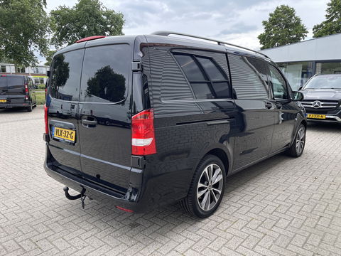 Mercedes-Benz Vito 116 CDI automaat Lang L2H1 / DC 5 persoons / vaste prijs rijklaar € 30.950 ex btw / lease vanaf € / bruin leer ! / airco / cruise / achterdeuren / trekhaak 2500 kg