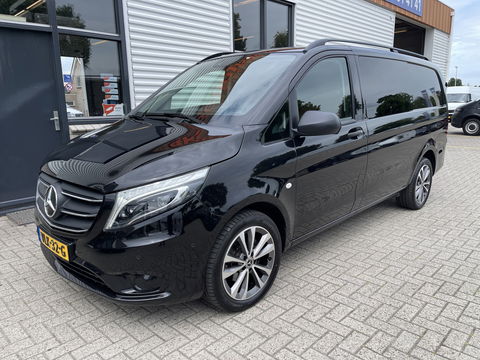 Mercedes-Benz Vito 116 CDI automaat Lang L2H1 / DC 5 persoons / vaste prijs rijklaar € 30.950 ex btw / lease vanaf € / bruin leer ! / airco / cruise / achterdeuren / trekhaak 2500 kg
